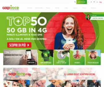 CoopVoce.it(Homepage) Screenshot