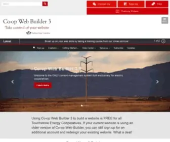 Coopwebbuilder3.com(Co-op Web Builder) Screenshot