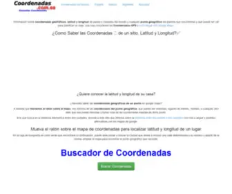 Coordenadas.com.es(COORDENADAS GOOGLE MAPS) Screenshot