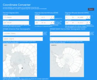 Coordinateconverter.org(Coordinate Converter) Screenshot