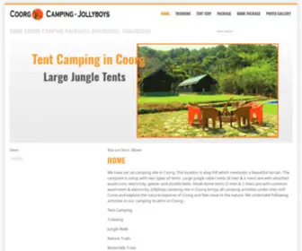 Coorgtrekking.com(Camping and trekking in Coorg) Screenshot