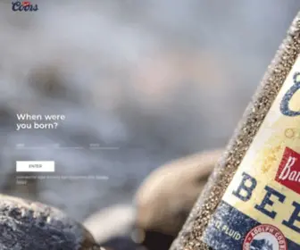 Coors.com(Coors Banquet Beer) Screenshot