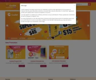 Cootel.com.kh(Best Telecom Company In Cambodia) Screenshot