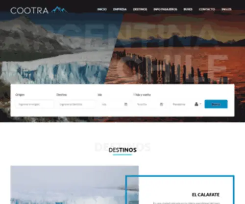 Cootra.com.ar(Cootra LTDA) Screenshot