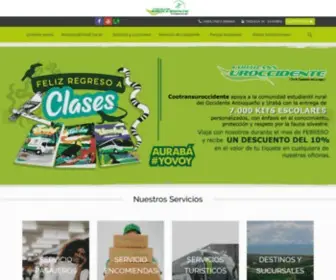 Cootransuroccidente.com(Cooperativa de transportadores de Urabá) Screenshot