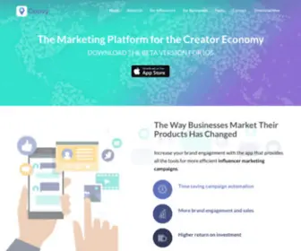 Coovy.io(Micro influencer marketing platform) Screenshot