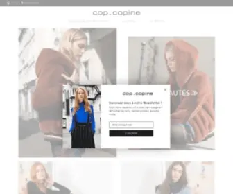 Cop-Copine.com(Site Officiel de la marque Cop.Copine) Screenshot