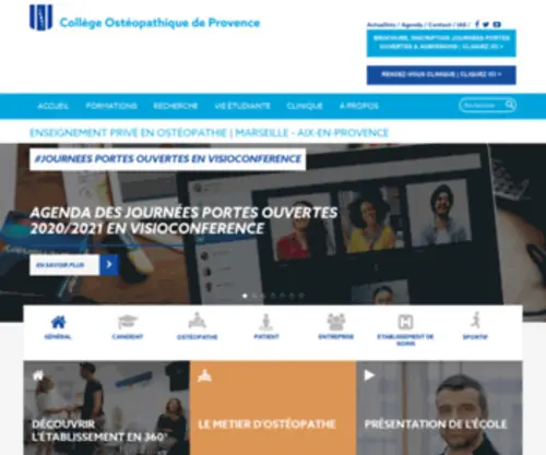 Cop-Osteopathie.fr(COP) Screenshot
