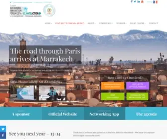 Cop22.org(COP22 's largest side event) Screenshot