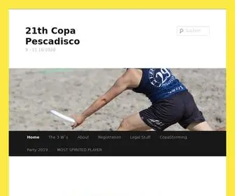 Copa-Pescadisco.com(21th Copa Pescadisco) Screenshot