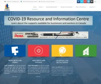 Copa.ca(Canadian Office Products Association) Screenshot