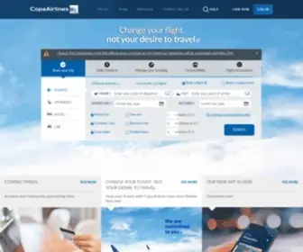 Copaair.com(Vuelos) Screenshot