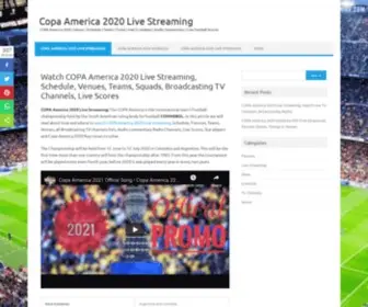 Copaamerica2020Live.com Screenshot
