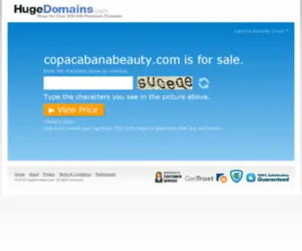 Copacabanabeauty.com(Augenbrauen) Screenshot