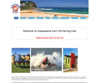 Copacabanaslsc.org.au(Copacabana SLSC) Screenshot
