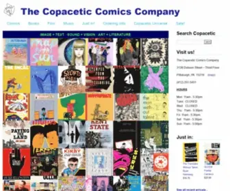 Copaceticcomics.com(The Copacetic Comics Company) Screenshot