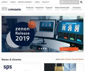 Copadata.com(Automation & Industrial Software) Screenshot