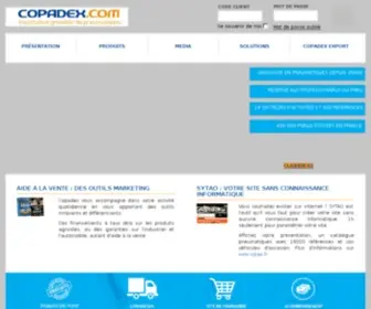 Copadex.com(Grossiste pneus depuis 1980) Screenshot