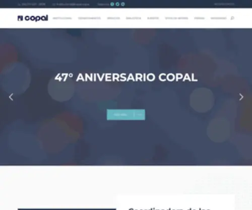 Copal.org.ar(Coordinadora de las Industrias de Productos Alimenticios) Screenshot