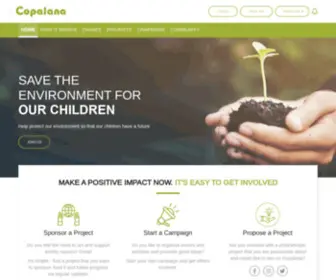 Copalana.org(Crowdfunding platform for non) Screenshot