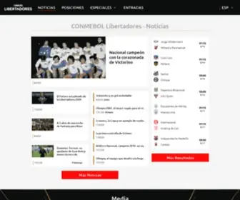 Copalibertadores.com(Início) Screenshot