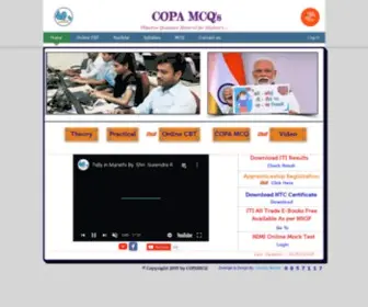 Copamcq.com(COPA MCQ's) Screenshot