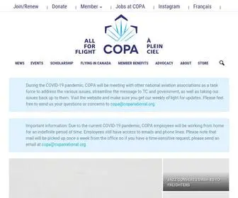 Copanational.org(COPA) Screenshot
