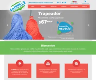 Copar.com.mx(Fabricantes de estopa) Screenshot