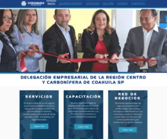 Coparmexmonclova.mx(INICIO) Screenshot