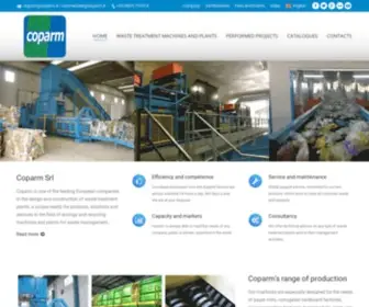 Coparm.net(Waste processing machines and plants) Screenshot