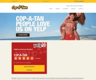 Copatan.com(South Bay Tanning Salons) Screenshot