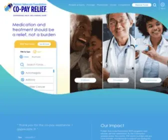 Copays.org(Patient Advocate Foundation) Screenshot