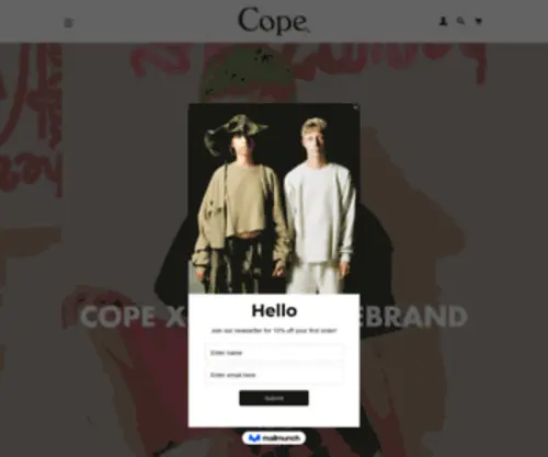 Cope.clothing(Cope clothing) Screenshot