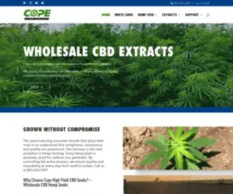 Copecbd.com(Cope CBD) Screenshot