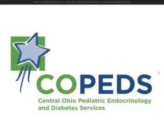 Copeds.com(Central Ohio Pediatric Endocrine and Diabetes Services (COPEDS)) Screenshot