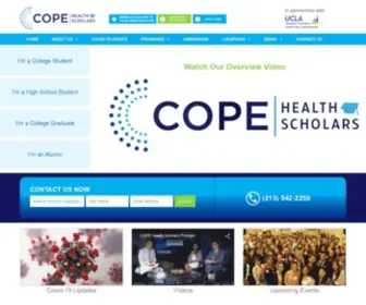 Copehealthscholars.org(COPE Health Scholars) Screenshot