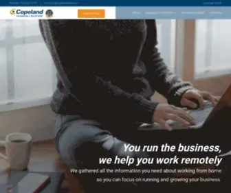 Copelanddata.com(Managed IT Services Provider) Screenshot