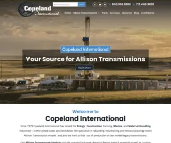 Copelandintl.com(Copeland International) Screenshot
