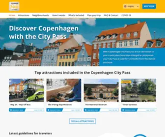 Copenhagencitypass.com(Copenhagen City Pass) Screenshot