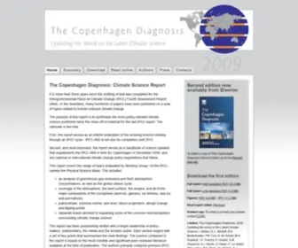 Copenhagendiagnosis.com(The Copenhagen Diagnosis) Screenshot