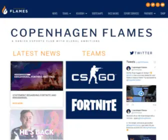 Copenhagenflames.com(Copenhagen Flames) Screenshot