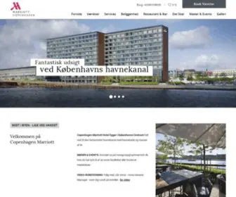 Copenhagenmarriott.dk(Copenhagen Marriott Hotel) Screenshot