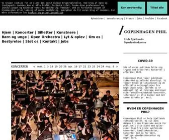 Copenhagenphil.dk(Copenhagen Phil) Screenshot