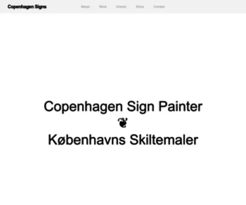 Copenhagensigns.dk(Københavns) Screenshot