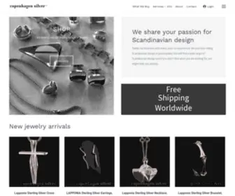 Copenhagensilver.com(Antique Jewelry) Screenshot