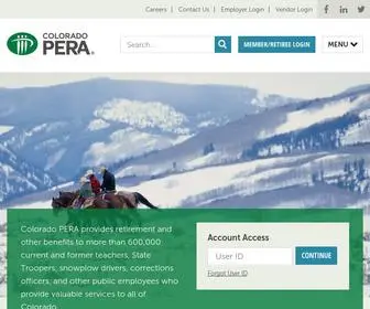 Copera.org(Colorado PERA) Screenshot