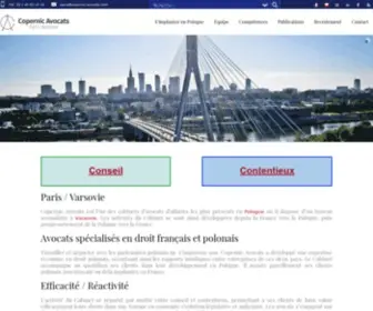 Copernic-Avocats.com(COPERNIC AVOCATS) Screenshot