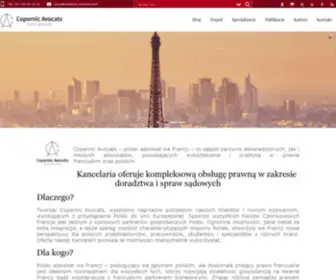 Copernic-Avocats.pl(Copernic Avocats) Screenshot