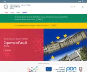 Copernicopasoli.edu.it(Liceo e ITES) Screenshot