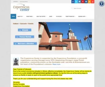 Copernicuscenter.org(Contentment under the stars) Screenshot
